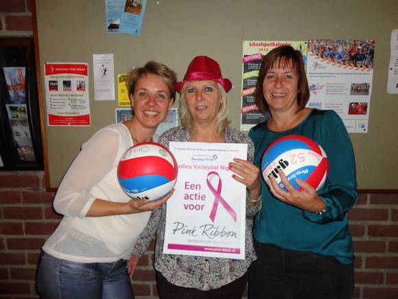 Lekker volleyballen voor bestrijding borstkanker